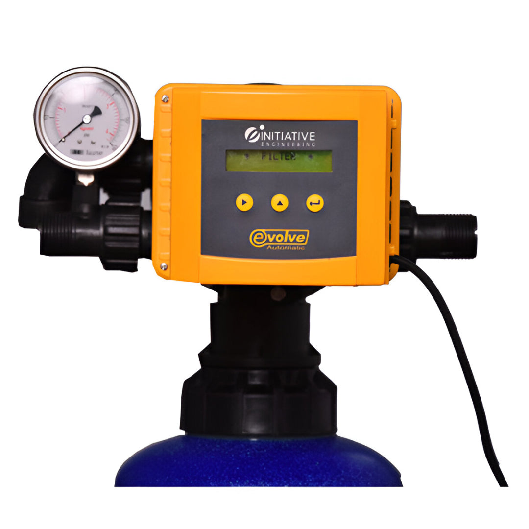 25 NB Automatic Multiport Valve Top Mount Softener – Evolve