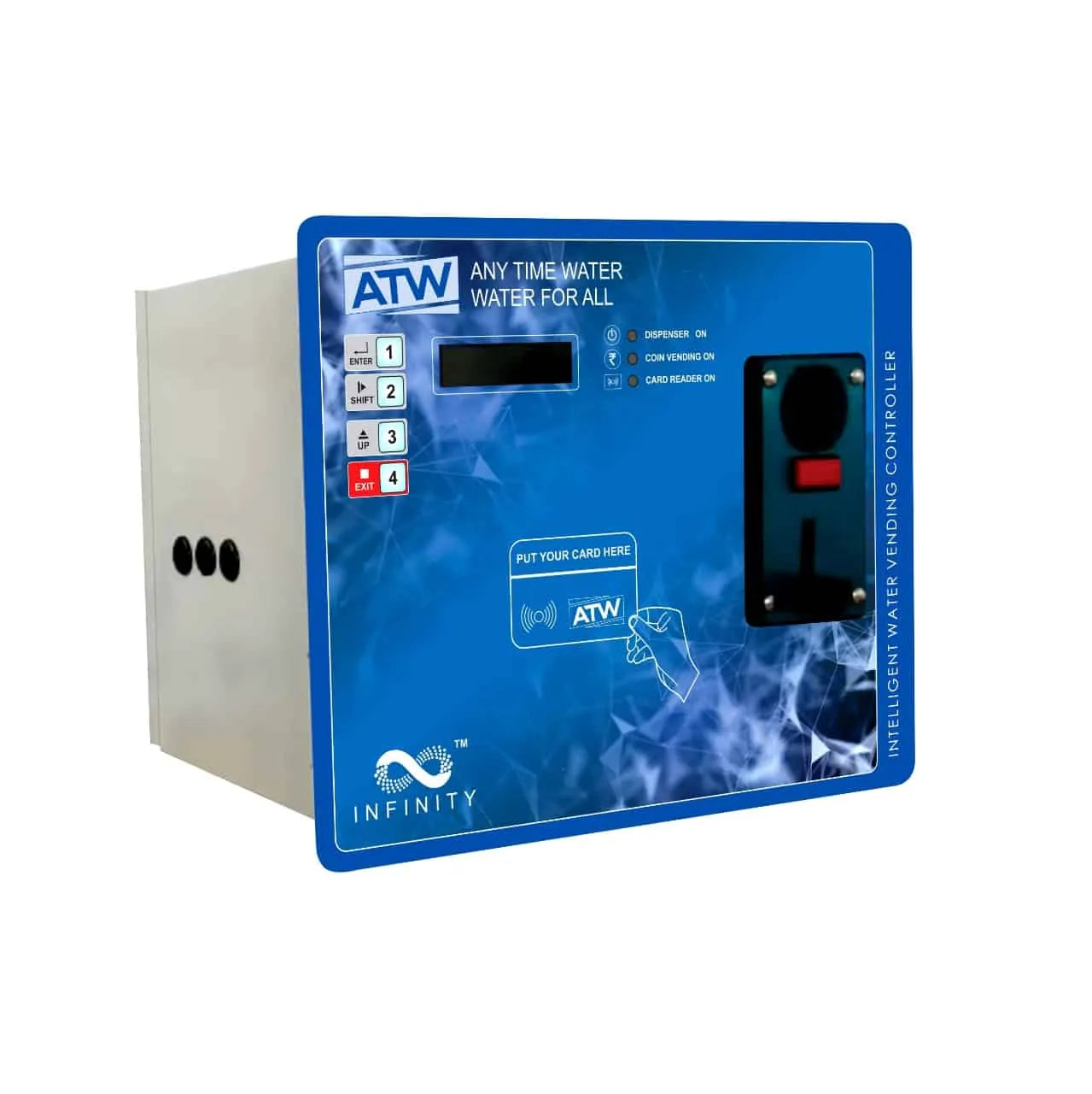 CARD + MULTIPLE COIN OPERATED ATM / ATW – Infinity