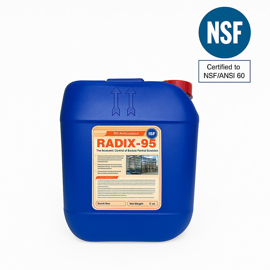 Radix 95 – High Silica Inhibition RO Antiscalant, NSF Certified – Acuro (5 Kg) | Effective Silica Control for RO Systems