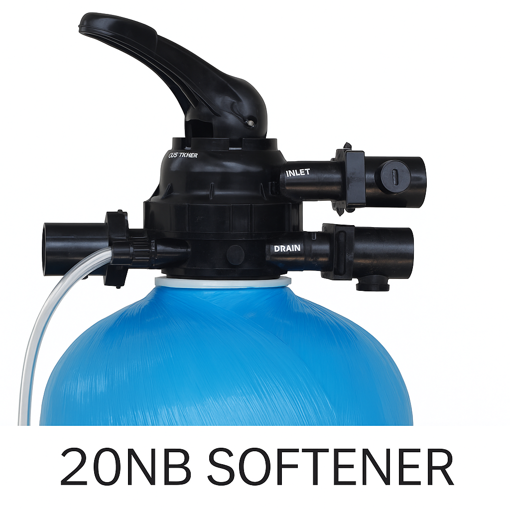 20 NB Manual Multiport Valve – Top Mount Softener MPV (3/4") - UKL