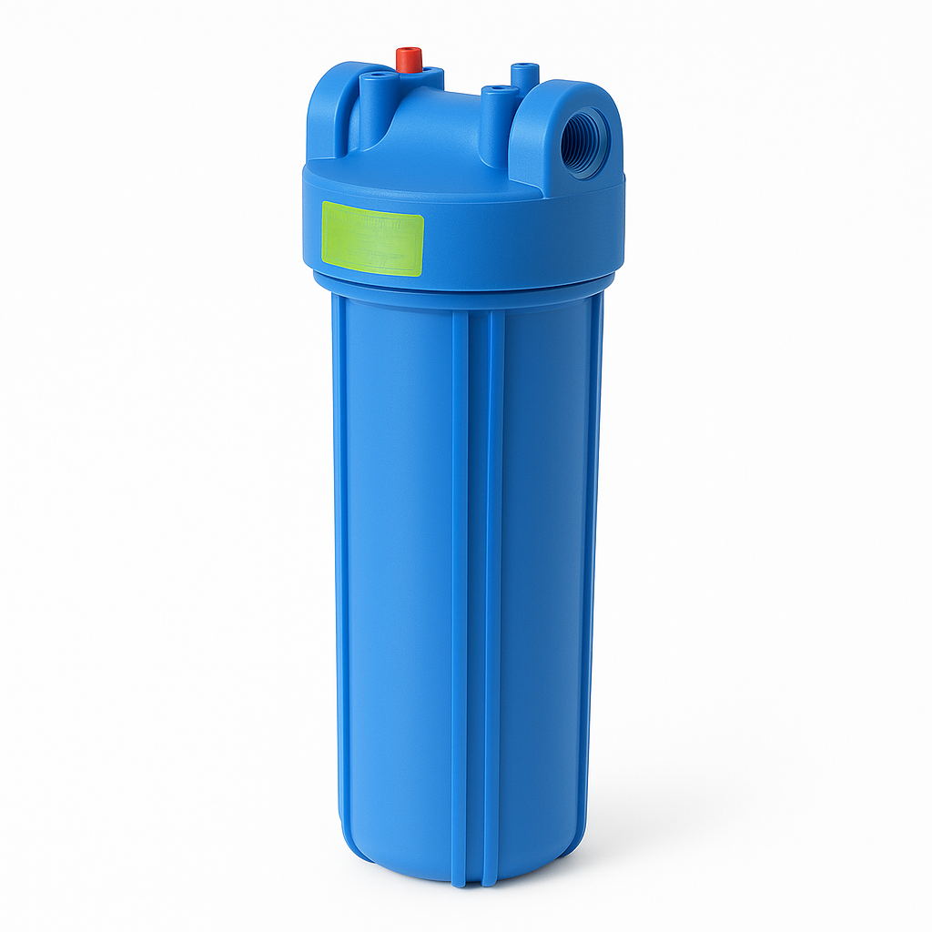 10 Inch Slim Blue Cartridge Water Filter Housing – Virgin Plastic for RO & Home Use