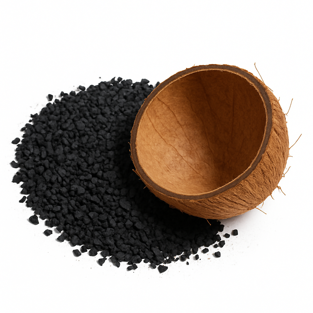 Coconut Shell Granular Activated Carbon (GAC) | High Iodine Value 900–1100 | 25 Kg Bag