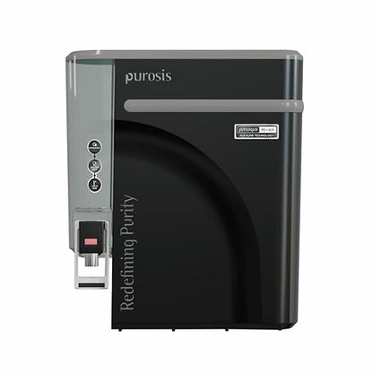 Purosis 321 9L RO + UV + CU Guard + Alkaline Enhancer + Mineral Water Purifier (Black)
