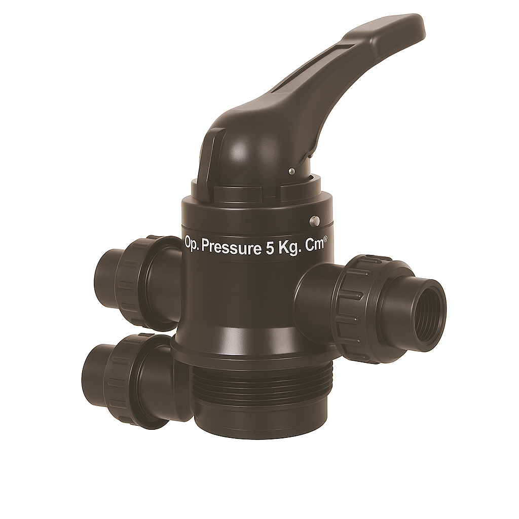 20 NB Manual Multiport Valve – Top Mount Softener MPV (3/4") - UKL