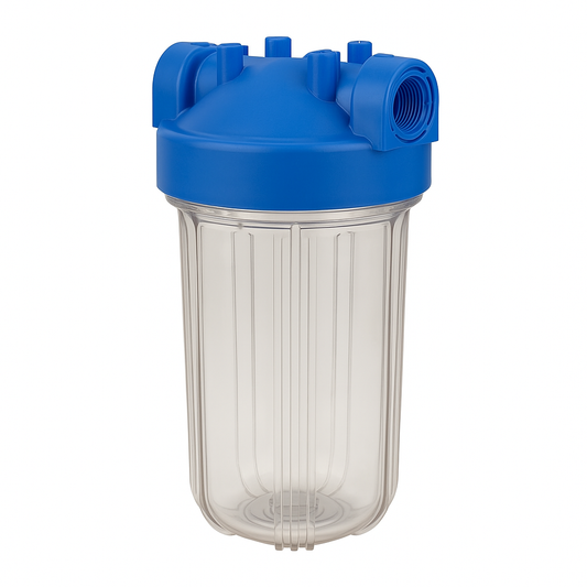 10 Inch Jumbo Clear Cartridge Water Filter Housing – Heavy-Duty for High Flow Applications