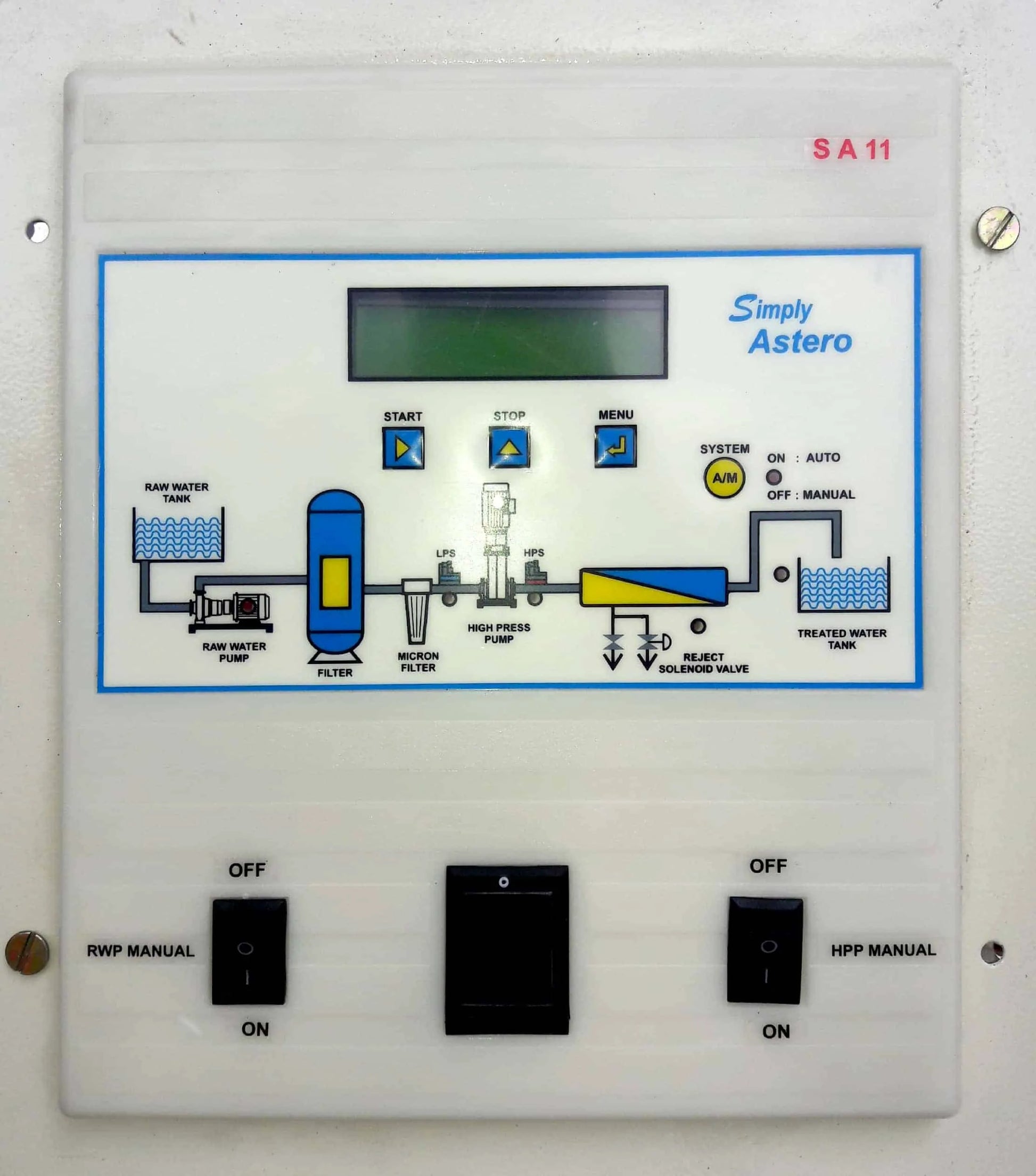 Automatic RO Control Panel – Simply Astero 11 (Embark)