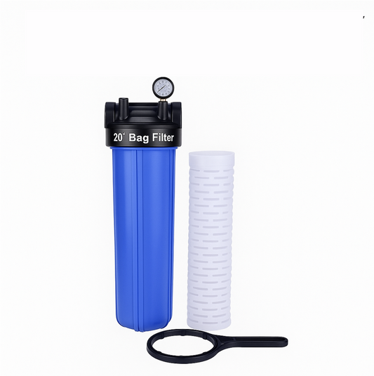 20-Inch Bag Filter Housing Assembly | Durable Water Filtration System for Industrial & Commercial Use