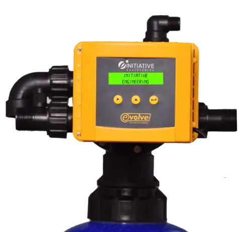 25 NB Automatic Multiport Valve Top Mount Softener – Evolve